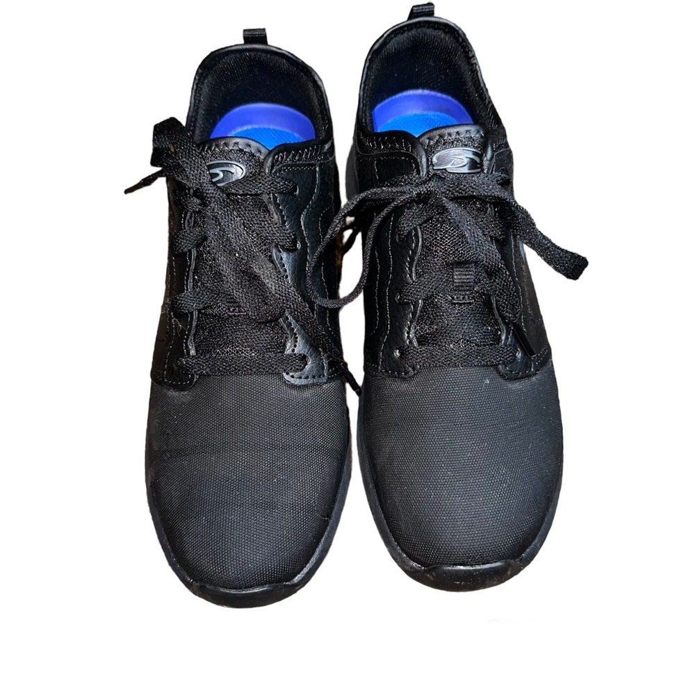 Dr. Scholls Work Memory Foam Lace Up Black Tennis Shoes Size 7.5